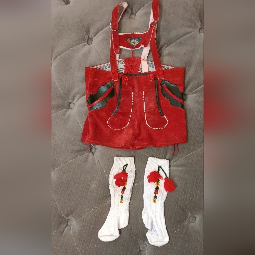 Nohstadt & Co. Vintage Austrian Lederhosen Toddler Size 92/ 2T
